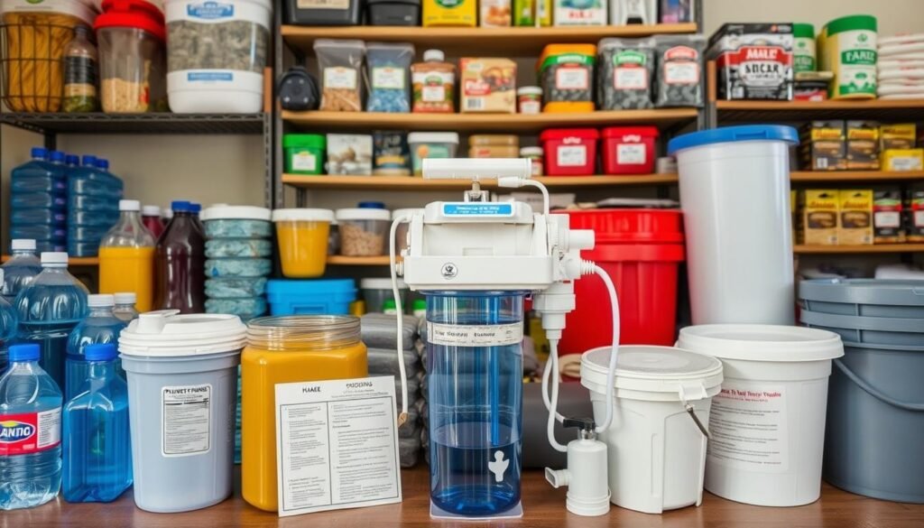 Getränkevorrat und Wasseraufbereitung
